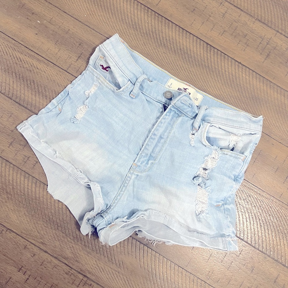 Light Wash Hollister Shorts